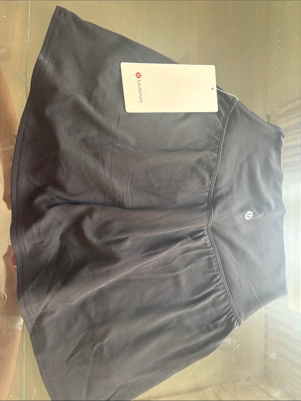 lululemon athletica Black Athletic Skort with Built-In Shorts